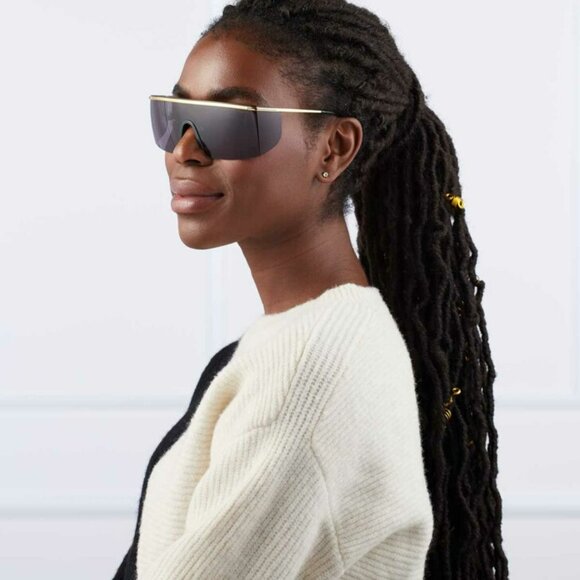 Tom Ford FT0980/S 30A PAVLOS-02 BRAND NEW Sunglasses Gold Smoke Irregular Unisex - Picture 3 of 14